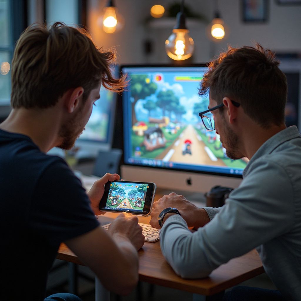 Early prototype of Adventure Quest game