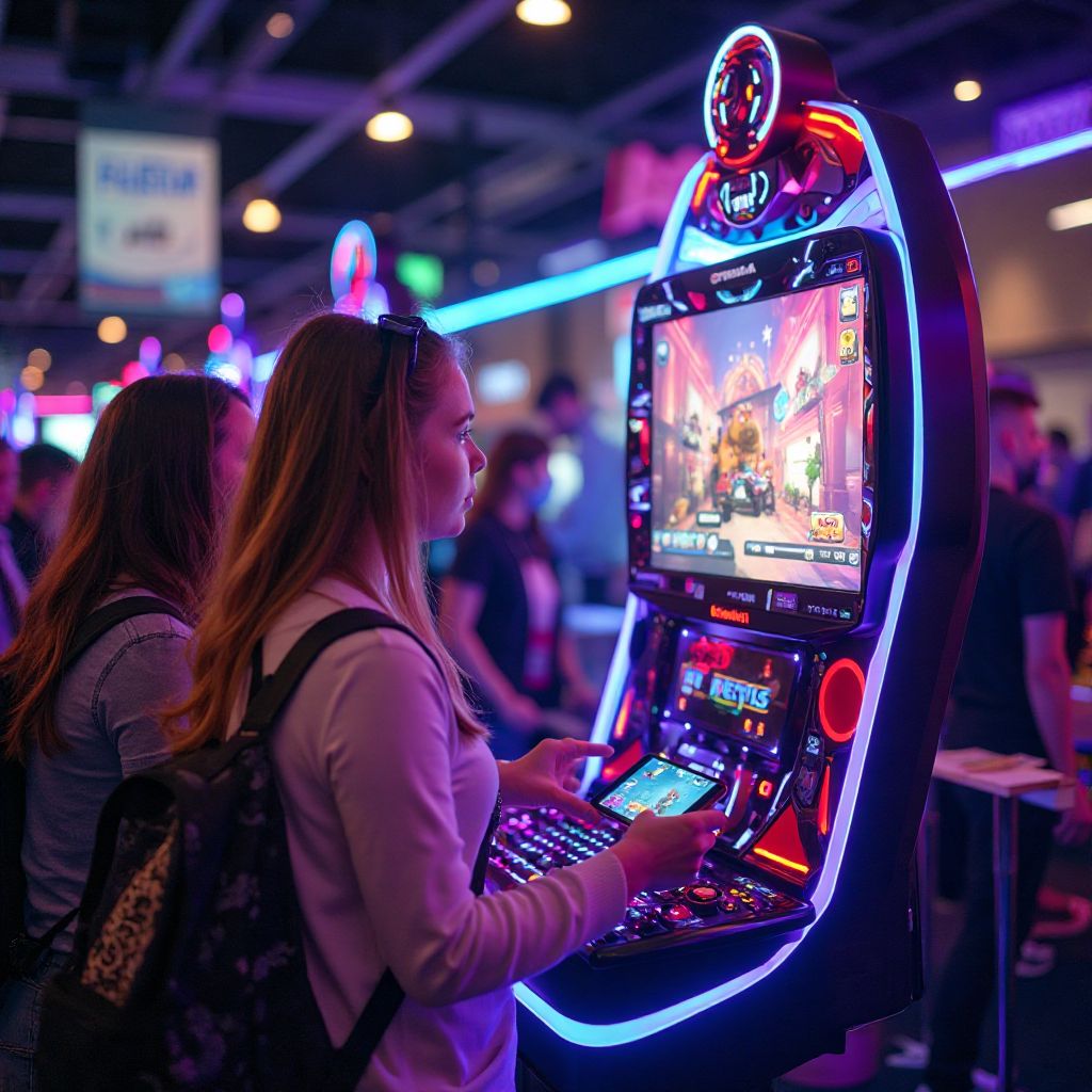 Adventure Quest booth at gaming convention