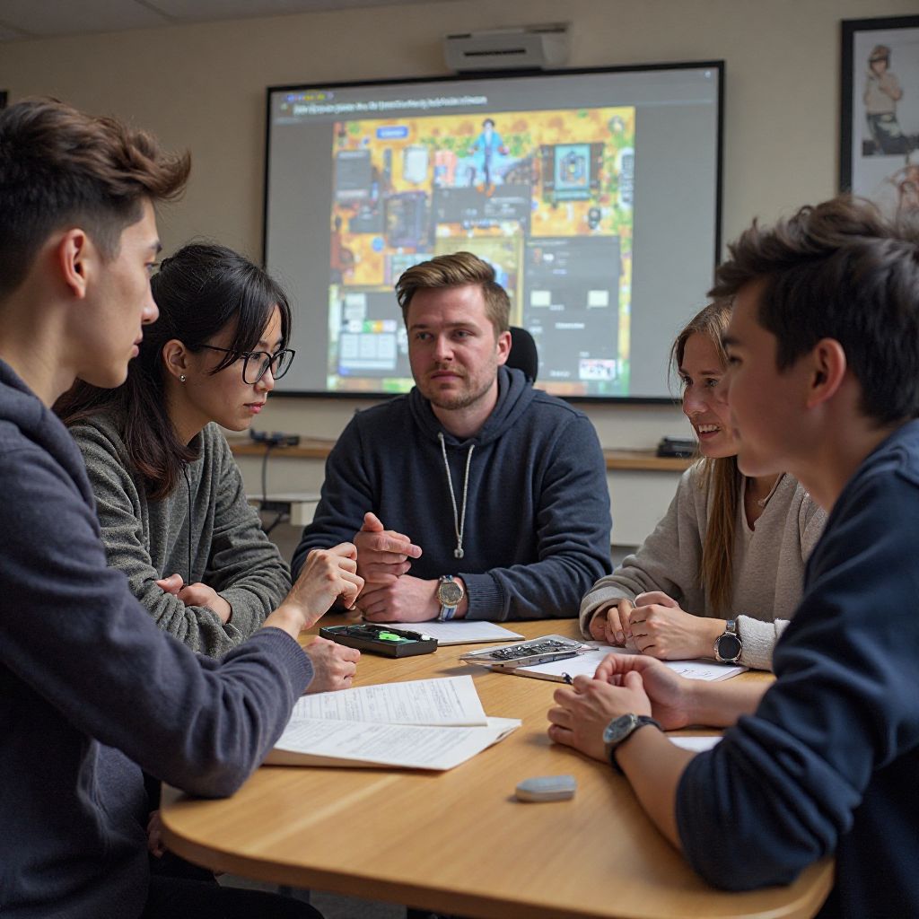 Game design workshop with students