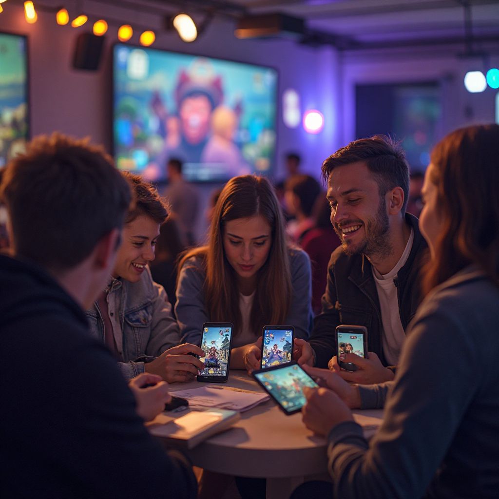 Community event with players