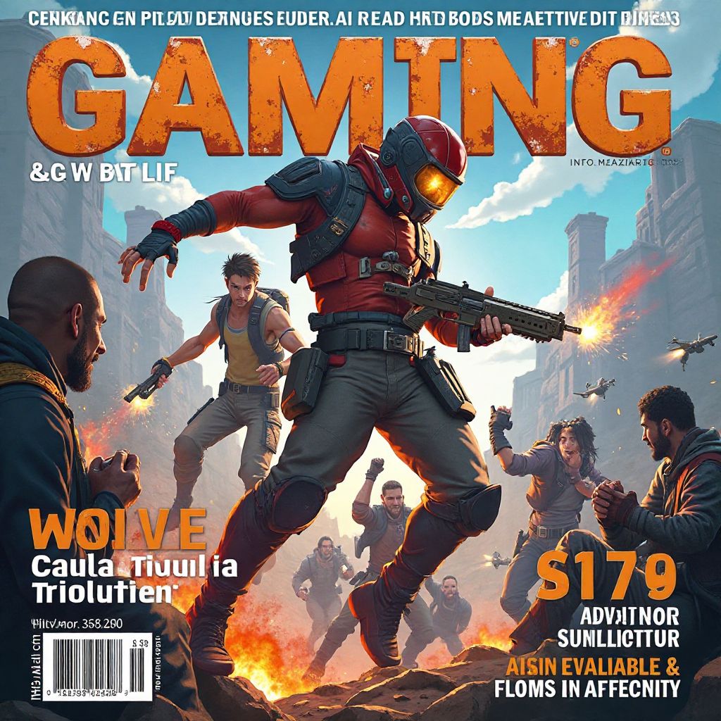Game being featured in gaming magazine